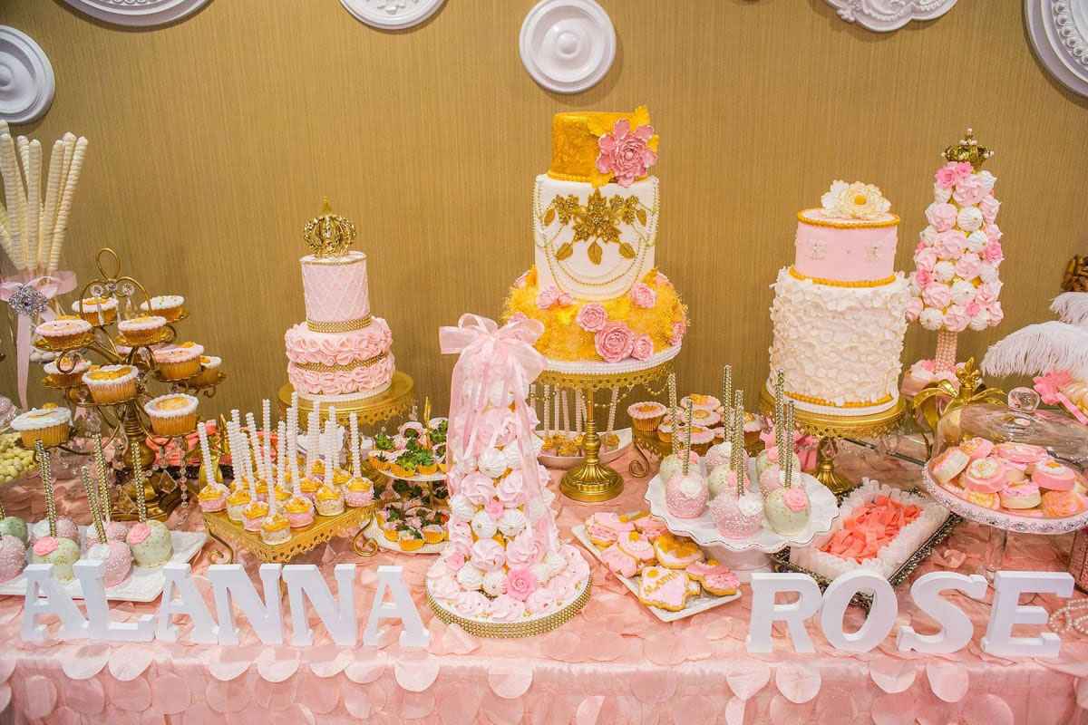 baby-shower-table-setup Baby shower table setup with themed décor in Yonkers, NY